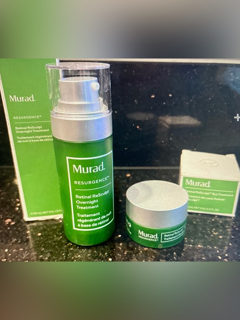 Murad Retinol Resurgence Overnight & Eye Treatment Skincare/Anti-Aging Set